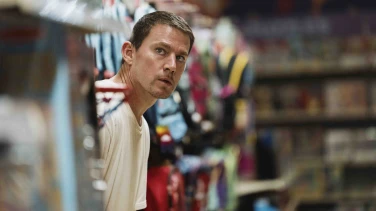 Roofman film trailer button