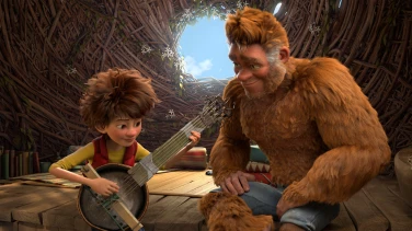 Bigfoot Junior film trailer button