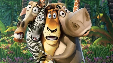 Madagascar film trailer button