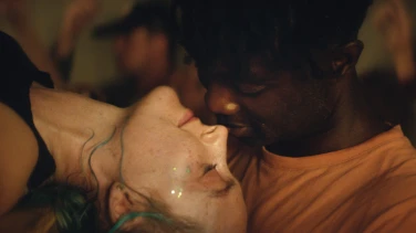 The Outrun film trailer button