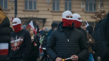 Undercover: Exposing the Far Right film trailer button