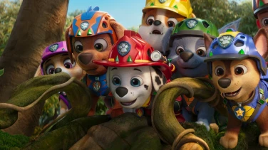 Paw Patrol: Der Dino Film film trailer button