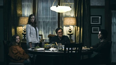 Hereditary film trailer button