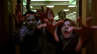 Dawn of the Dead film trailer button