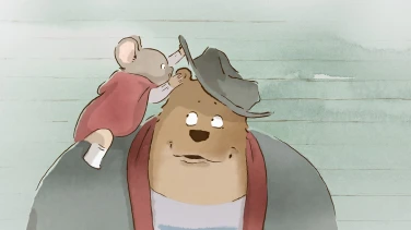 Ernest et Célestine film trailer button