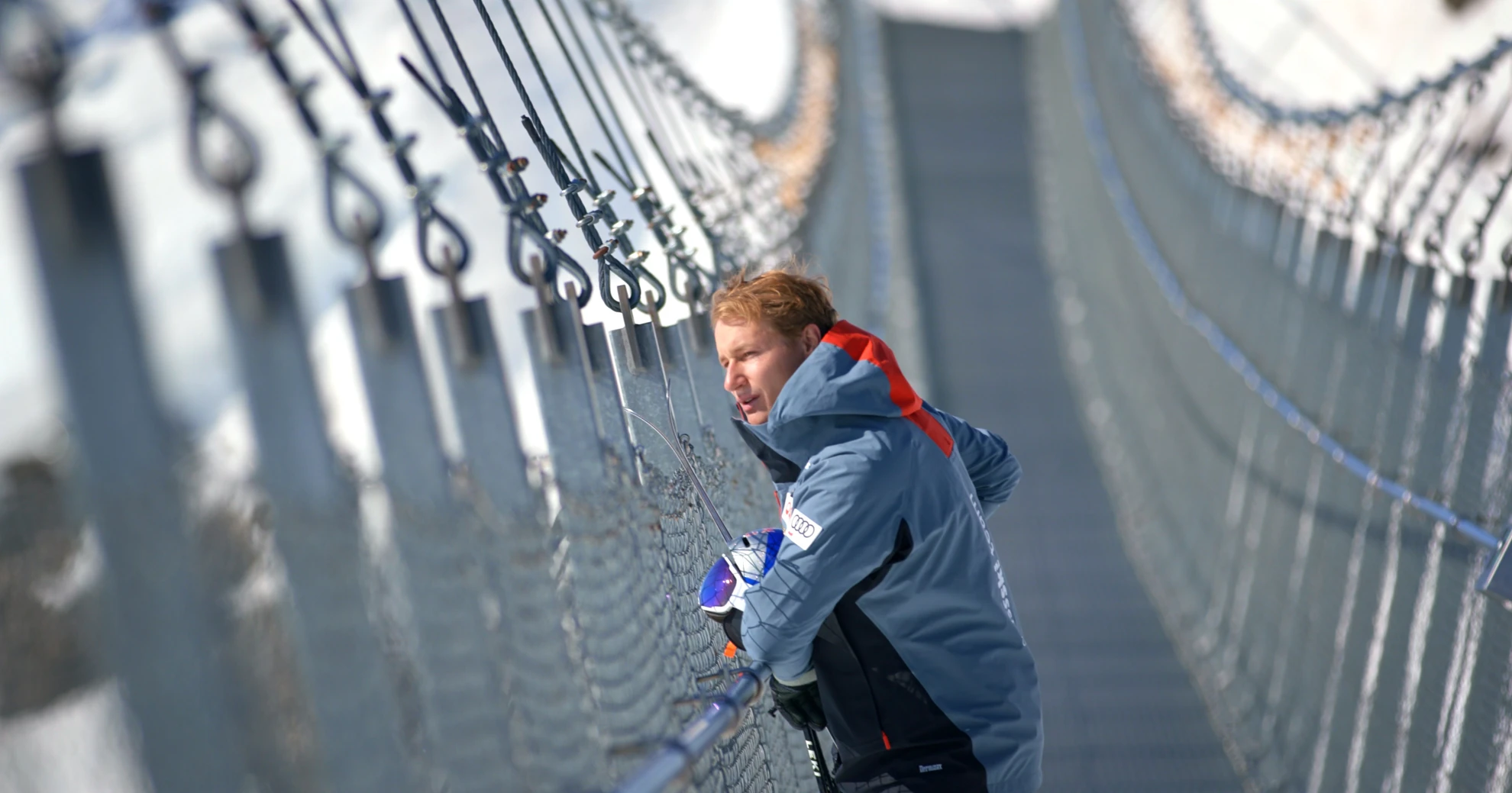 Downhill Skiers hero banner image placeholder