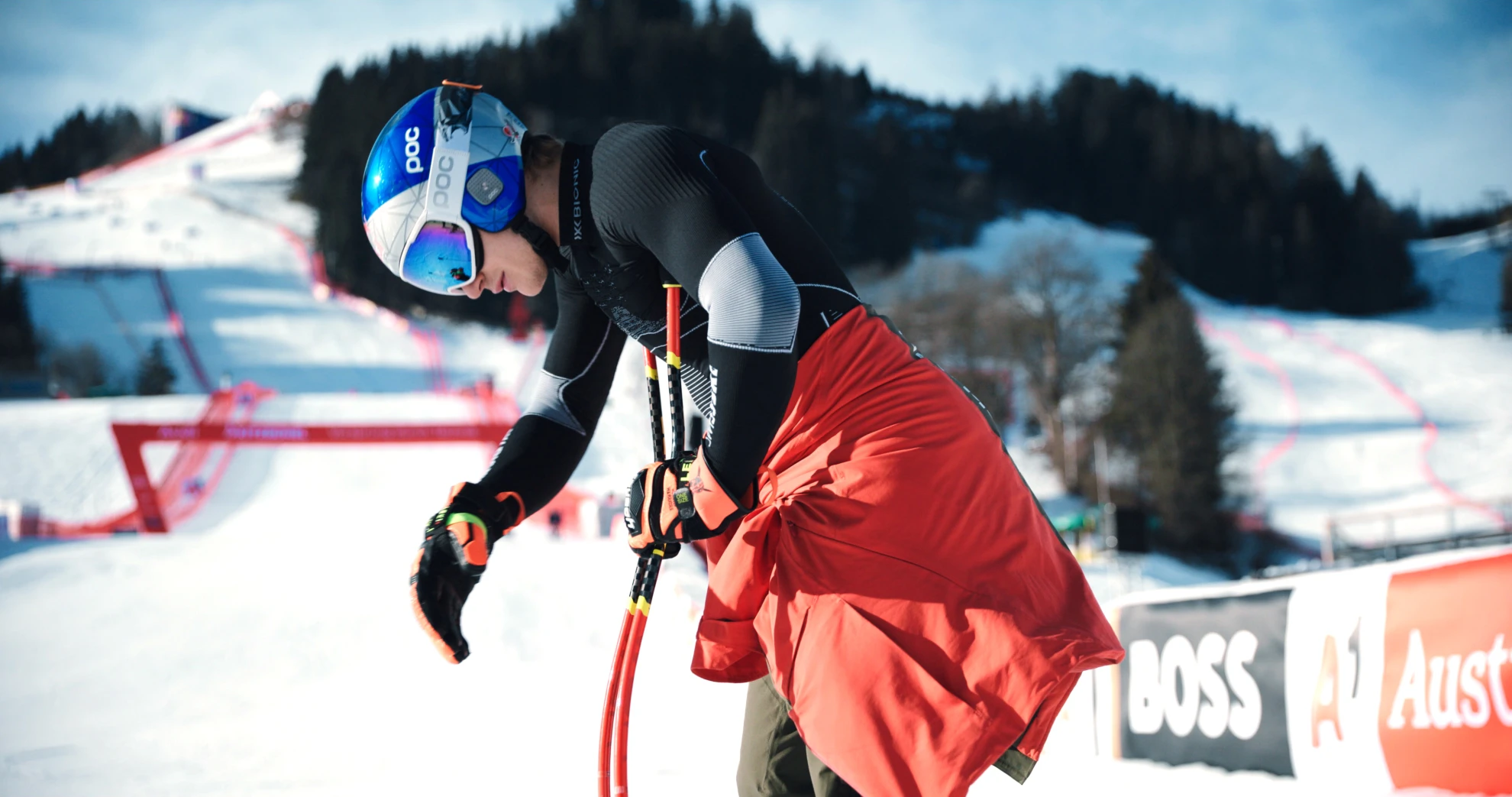 Downhill Skiers hero banner image placeholder