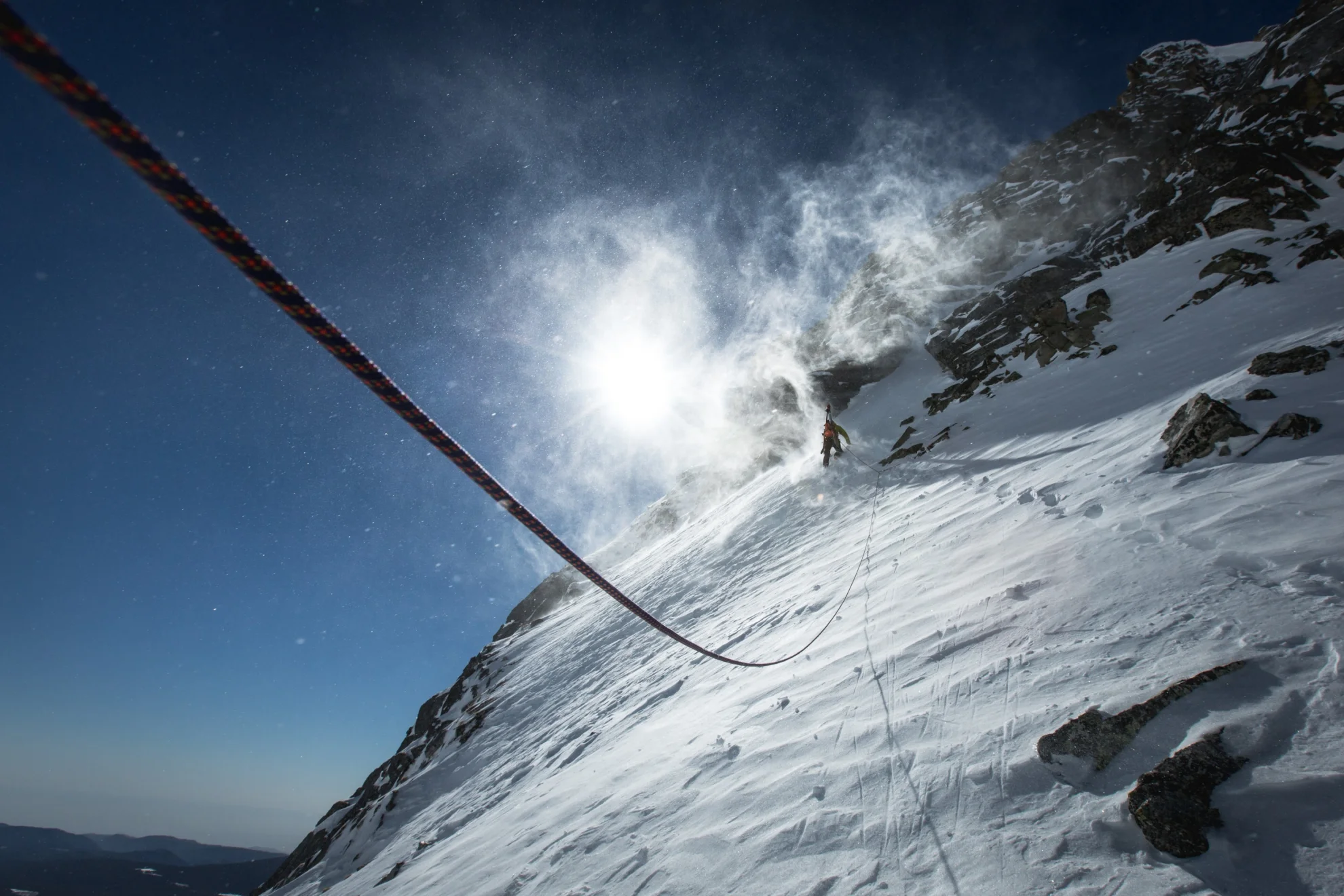 Mountain hero banner image placeholder