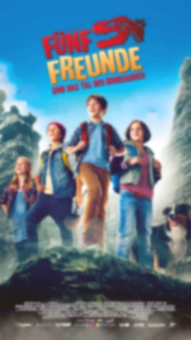 Fünf Freunde und das Tal der Dinosaurier film poster image